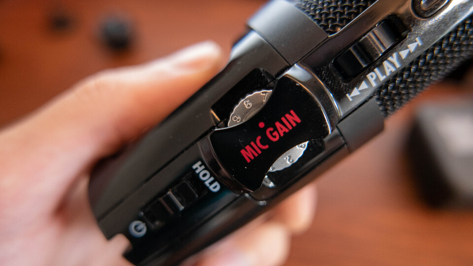 H2n mic gain knob